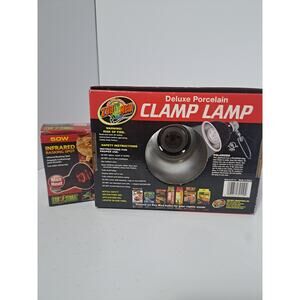 Deluxe Porcelain Clamp Lamp